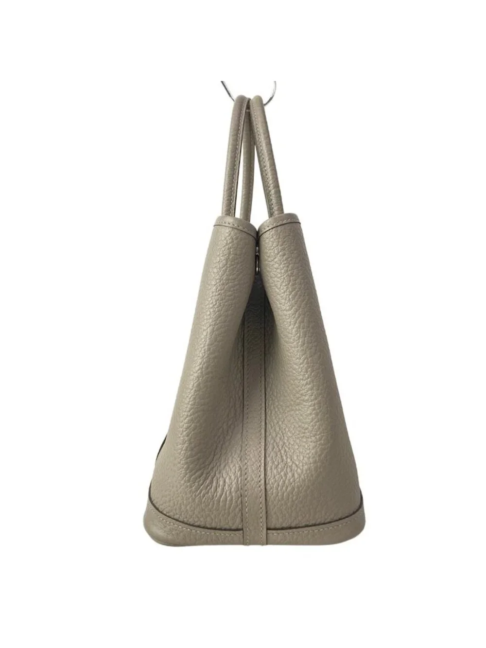 Hermes Tote Garden Party TPM Griasphalt Silver
